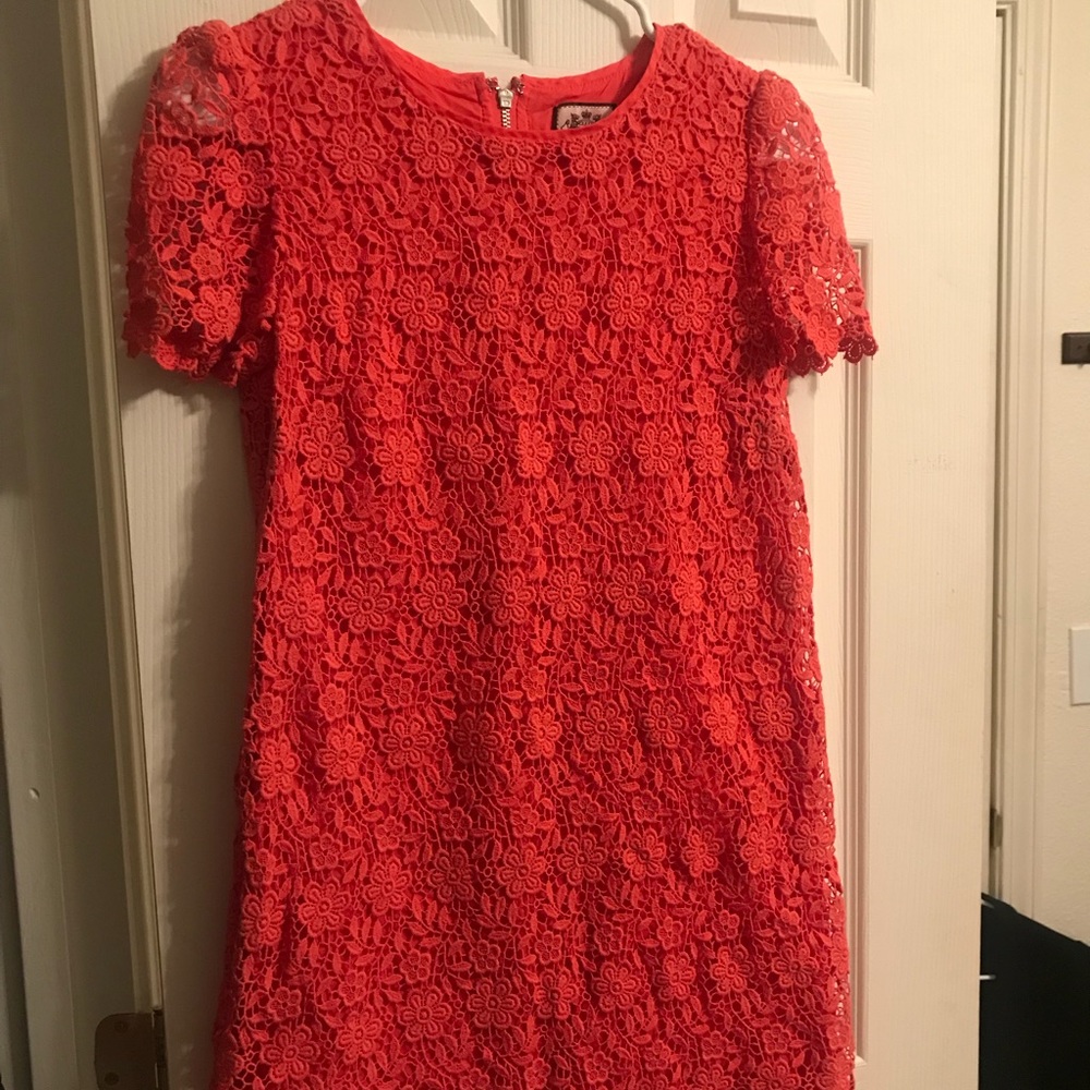 *MOVING* Lacey Coral Dress